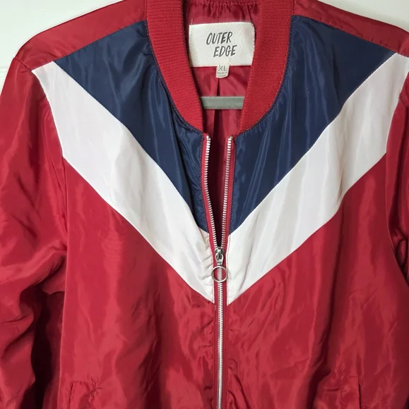 OUTER EDGE Red, White & Blue Jacket - Picture 4 of 12